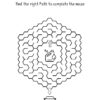 Easy Maze Pack 5 - Shapes , Car and Oil maze, free printable downloads for kids