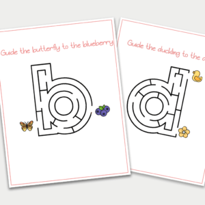 Download Free Printables Easy small letter/ lowercase ABC Alphabet shaped Maze for kids age 4 to 8 years